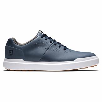 Men's Footjoy Contour Casual Spikeless Golf Shoes Blue NZ-585670